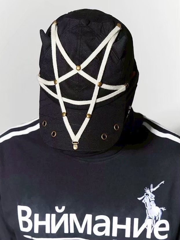 【DND4DES】PENTAGRAM RIVET DEVIL CAP