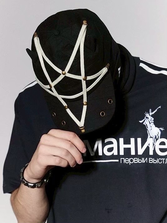 国内で当店のみ DND4DES - Pentagram Rivet Devil Hat DND4DES】PENTAGRAM RIVET DEVIL CAP | OUR BRAND,DND4DES