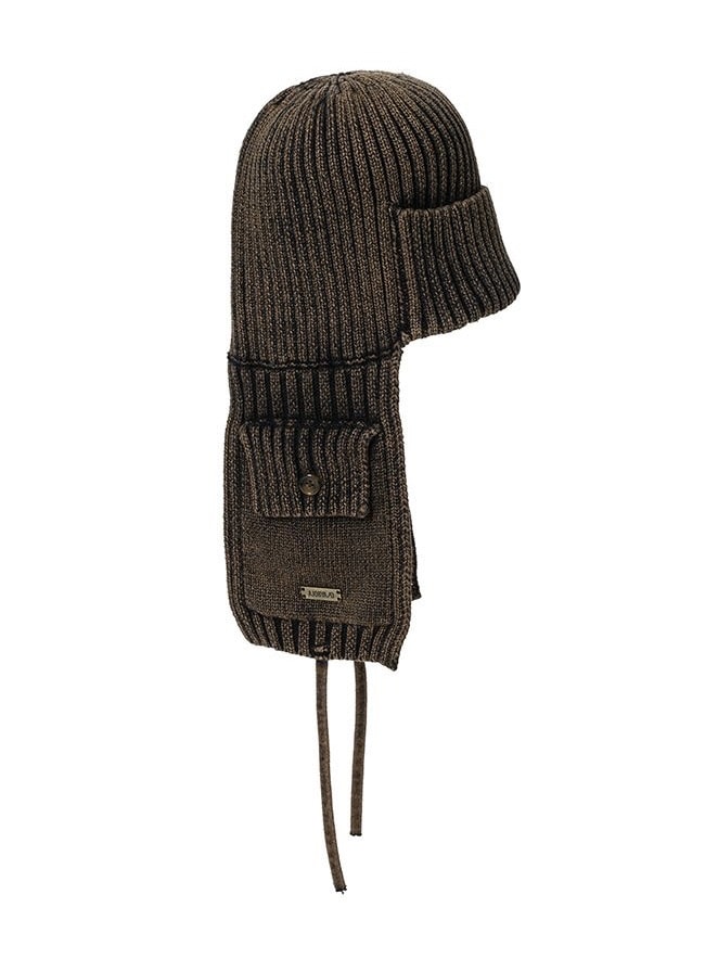 AJOBYAJO】Washed Knit Trooper Hat / 【アジョバイアジョ