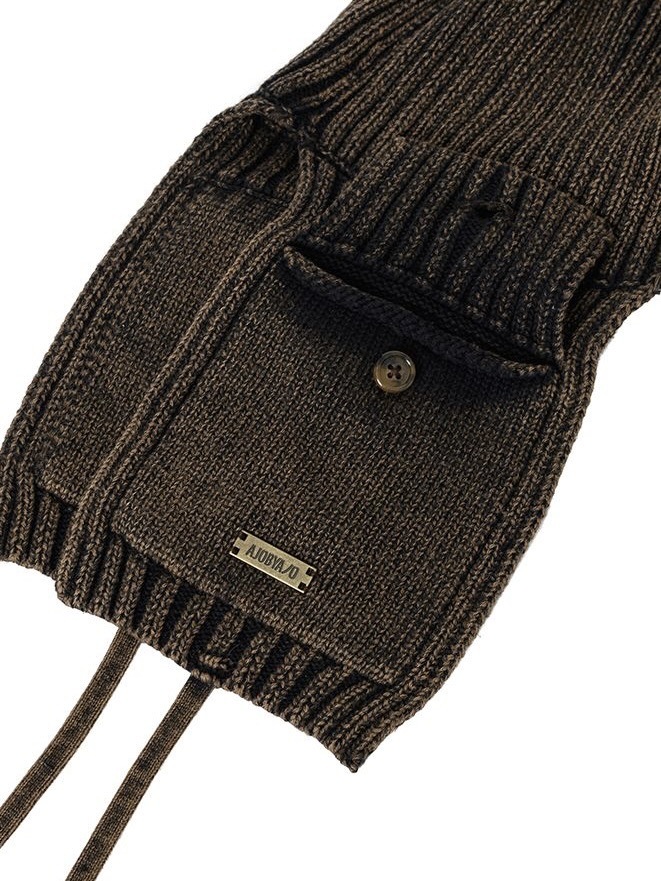 AJOBYAJO】Washed Knit Trooper Hat / 【アジョバイアジョ