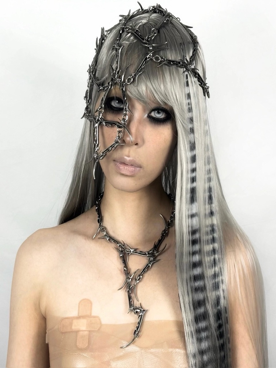 IIIMIII】Thorn Chain Necklace / 【イアミ】トライバルチェーン