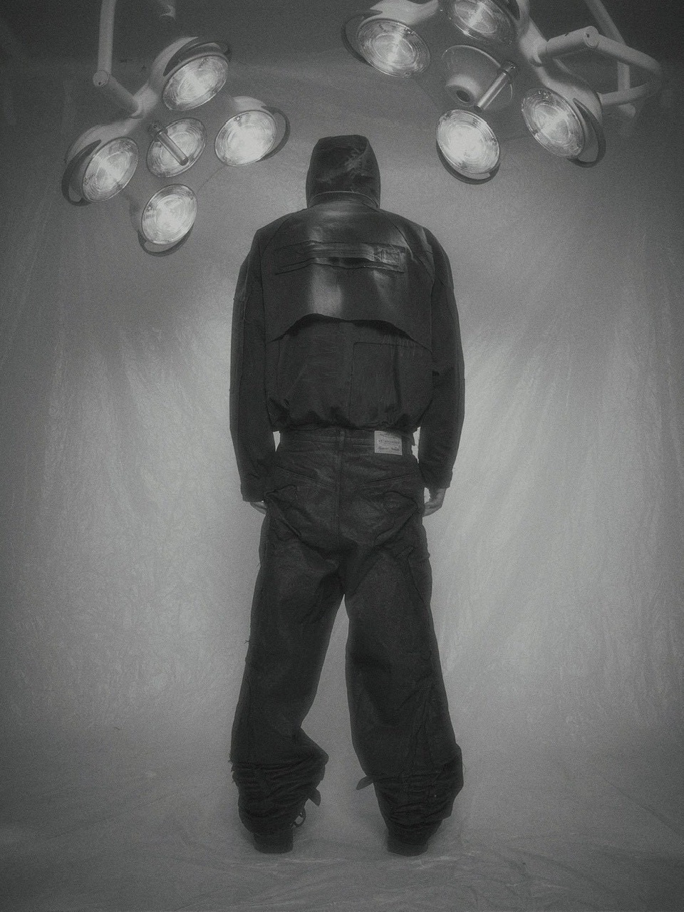 【SURGERY】surgery bone cutting wide burnished pants / 【サージェリー】サージェリー ボーン カッティング デニム ワイド パンツ