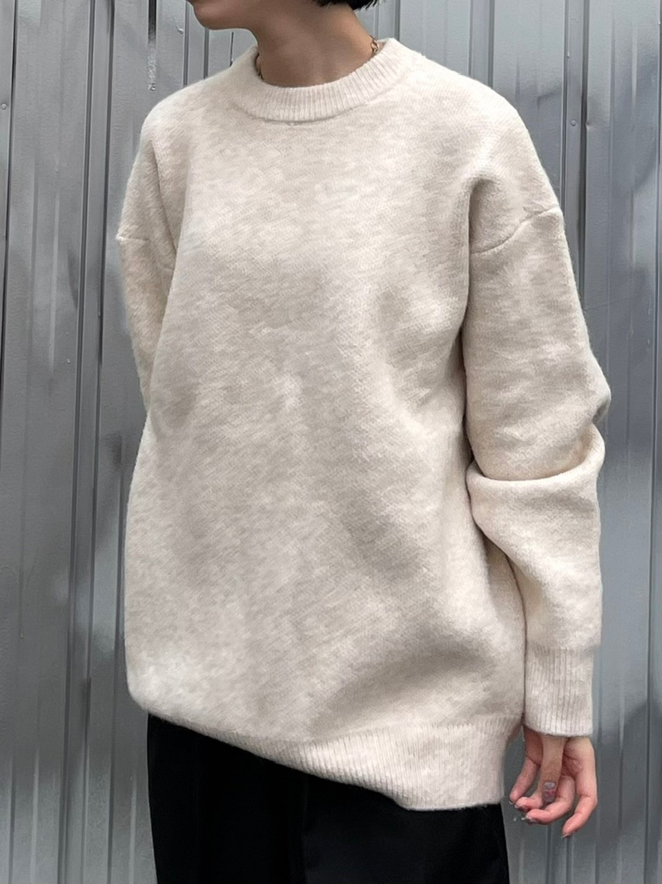 受注制【Chikashitsu +】unisex 6color knit (6color)