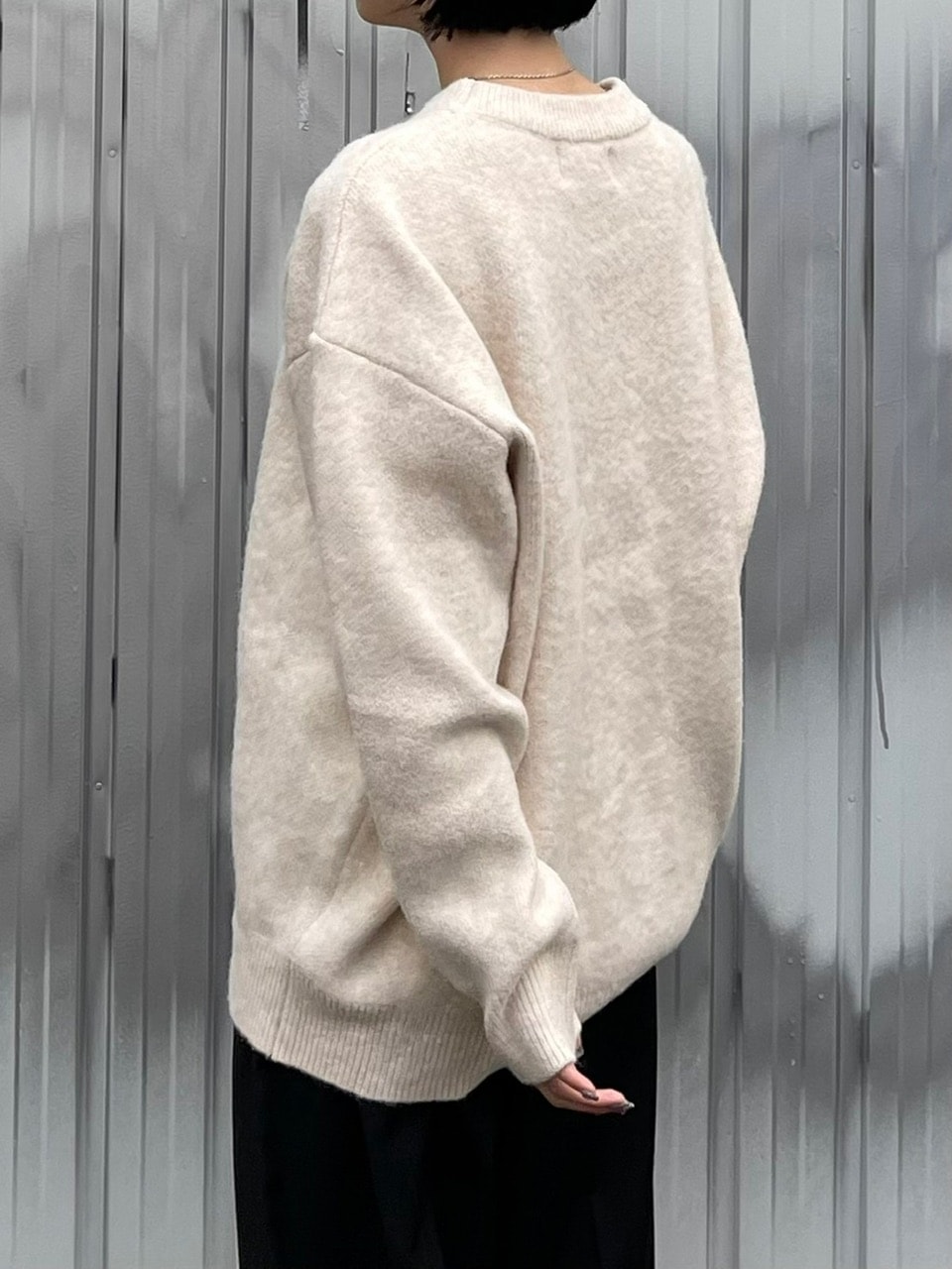 受注制【Chikashitsu +】unisex 6color knit (6color)