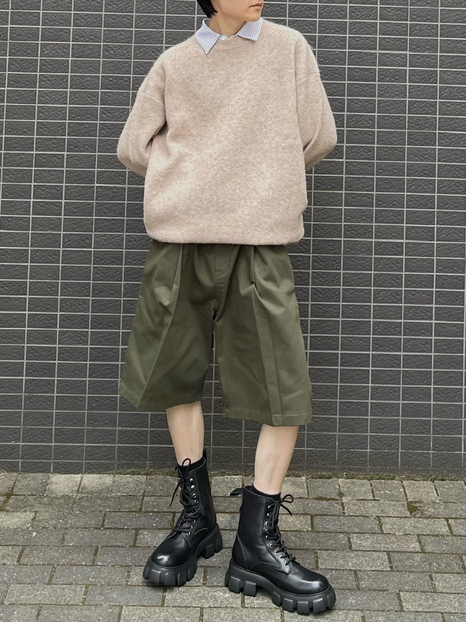 ushikook ページ 受注制【Chikashitsu +】unisex 6color knit (6color