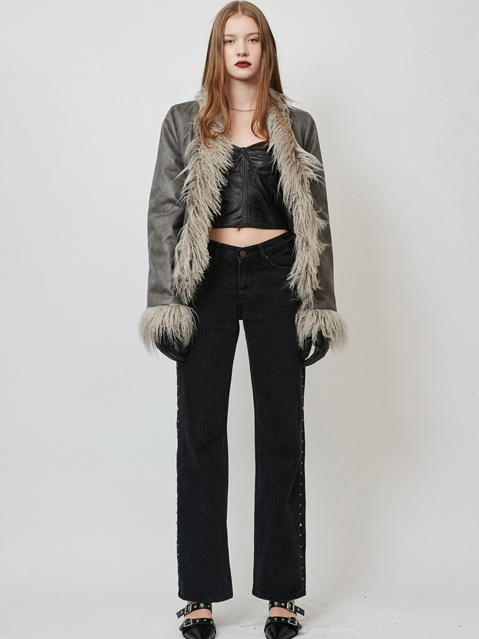 CRANK】MUSTANG FUR JACKET | OUR BRAND,CRANK (クランク