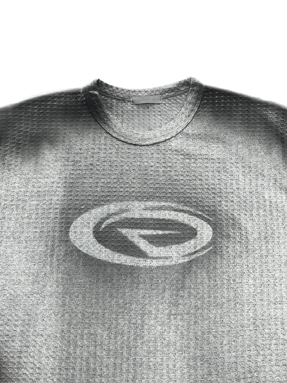 XU washing waffle long sleeve ブラック 受注制【Never mind the XU】washing waffle tee (3color) | OUR