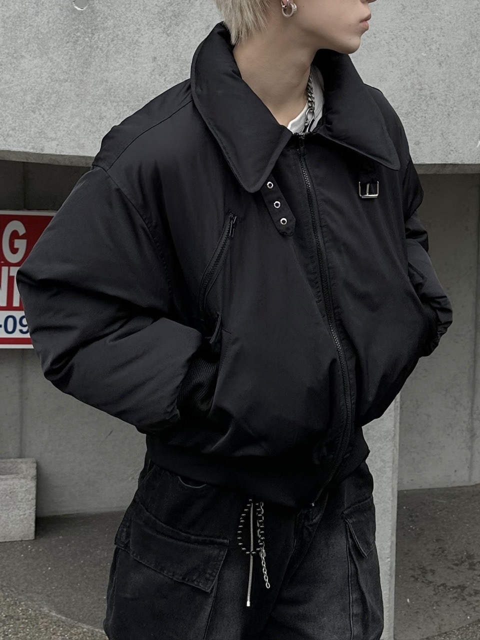 東京店WEB限定受注制【Chikashitsu +】Open collar check shirt (2color) main image 0