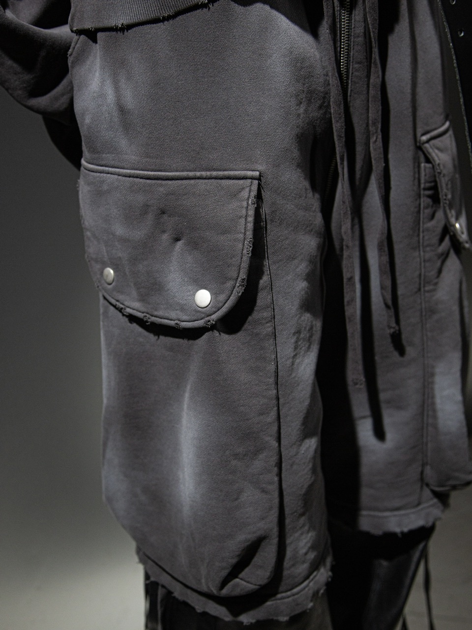 DIG YOUR OWN GRAVE グレー ショートパンツ DIG YOUR OWN GRAVE】FULL ZIP SHORTS | OUR BRAND,DIG YOUR OWN