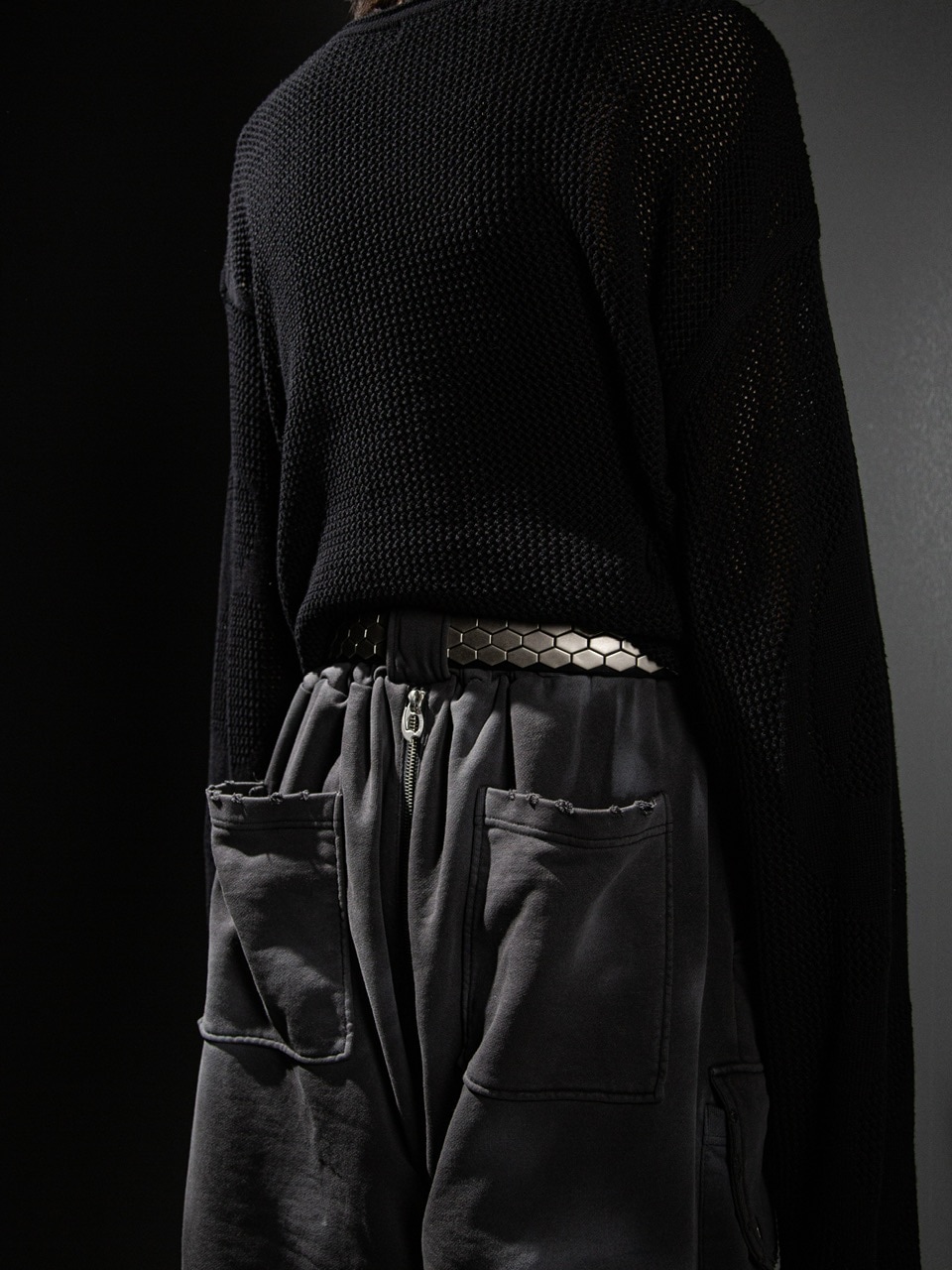 DIG YOUR OWN GRAVE グレー ショートパンツ DIG YOUR OWN GRAVE】FULL ZIP SHORTS | OUR BRAND,DIG YOUR OWN