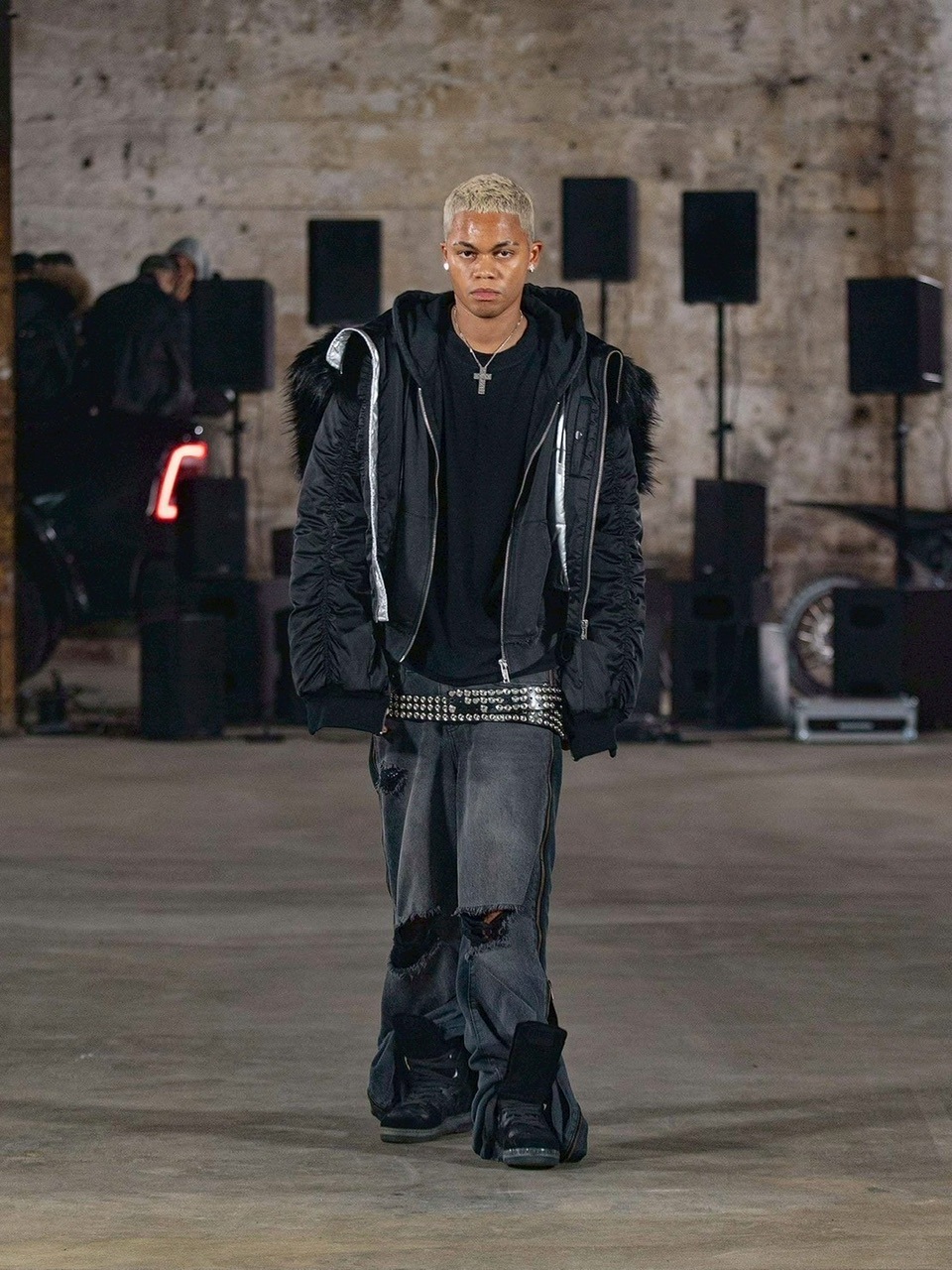 小物 racer worldwide Black Button Belt RACER WORLDWIDE】Black Button Belt | OUR BRAND,RACER WORLDWIDE