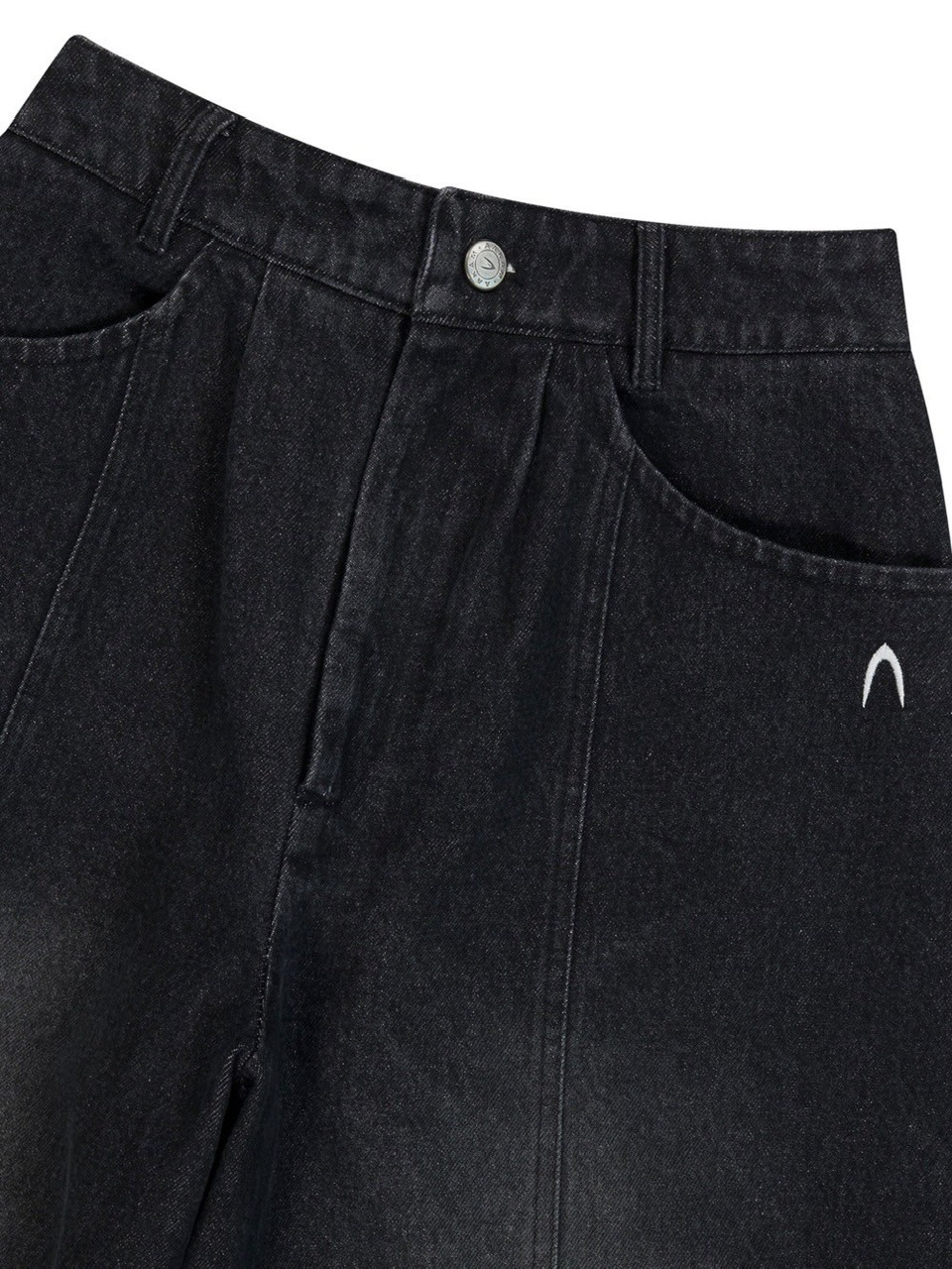 AAKAM】Knee Pin-tuck Washed Denim Pants | OUR BRAND,AAKAM