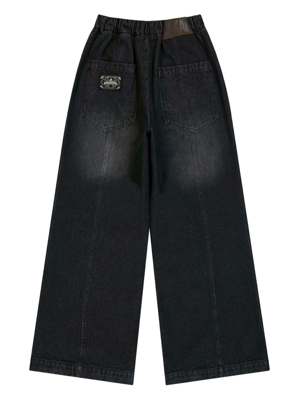 AAKAM】Knee Pin-tuck Washed Denim Pants | OUR BRAND,AAKAM