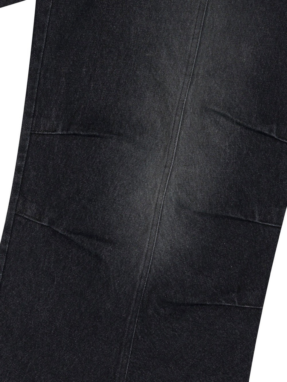 【AAKAM】Knee Pin-tuck Washed Denim Pants 