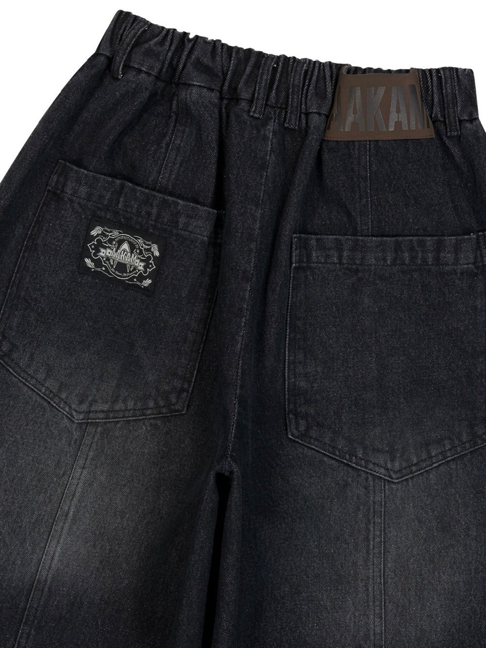 AAKAM】Knee Pin-tuck Washed Denim Pants | OUR BRAND,AAKAM