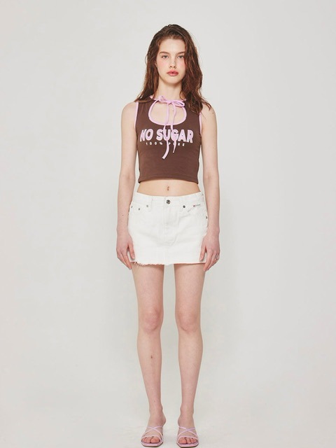 crank ミニスカート CRANK】DENIM MINI SKIRT PANTS / 【クランク】デニムミニスカート