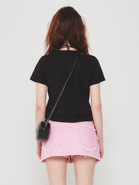 CRANK】DENIM MINI SKIRT PANTS / 【クランク】デニムミニ CRANK】DENIM MINI SKIRT PANTS / 【クランク】デニムミニ