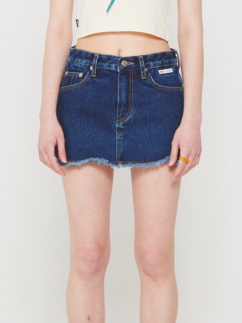 【CRANK】DENIM MINI SKIRT PANTS