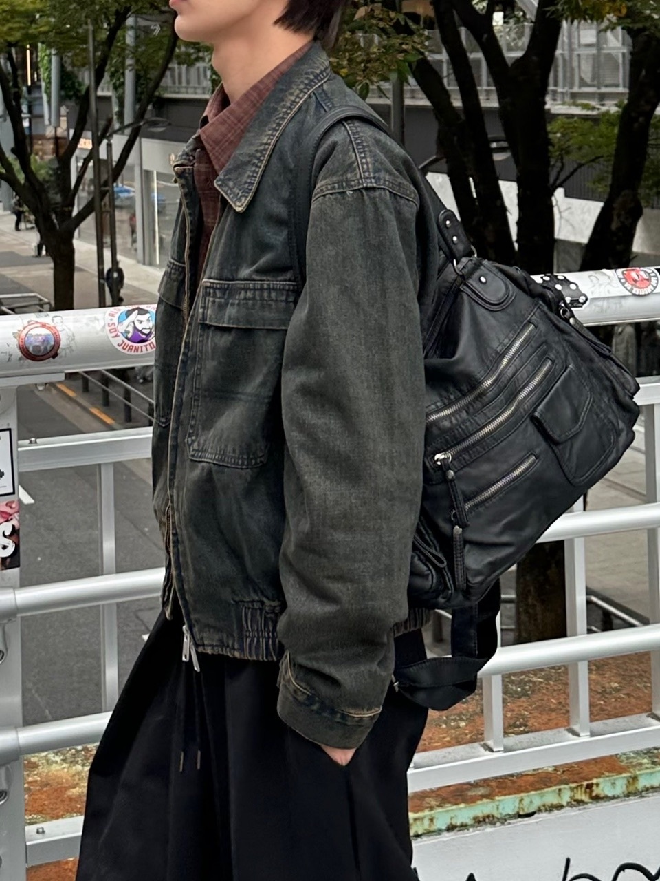 EDIT CLOTHINGのブラックレザーバッグ ONLINE限定】ソフトレザーバッグ(バッグ)｜ファッション雑貨│styling