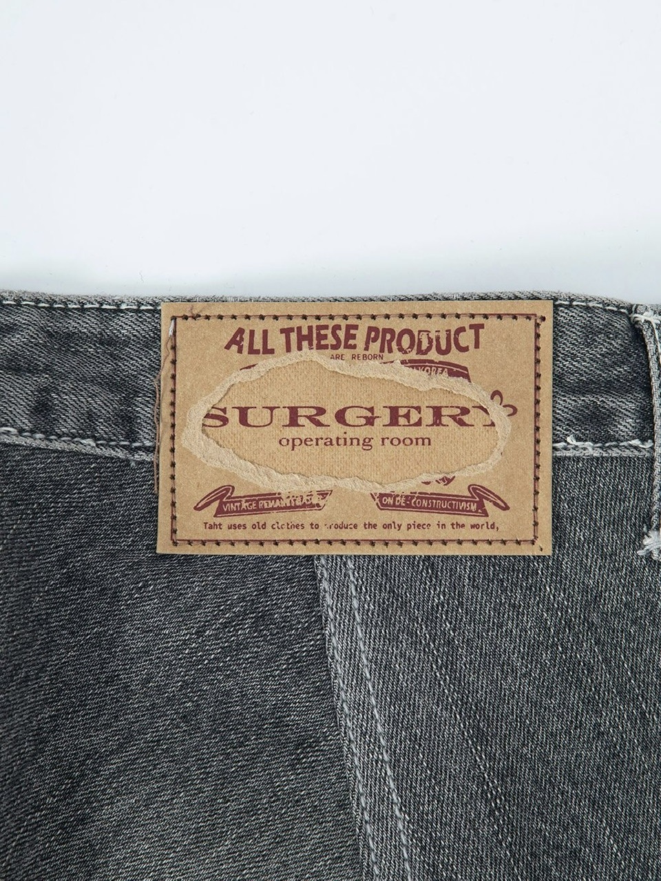 【SURGERY】surgery rebuild denim boot-cut pants / 【サージェリー】サージェリー リビルド デニム ブーツカット パンツ