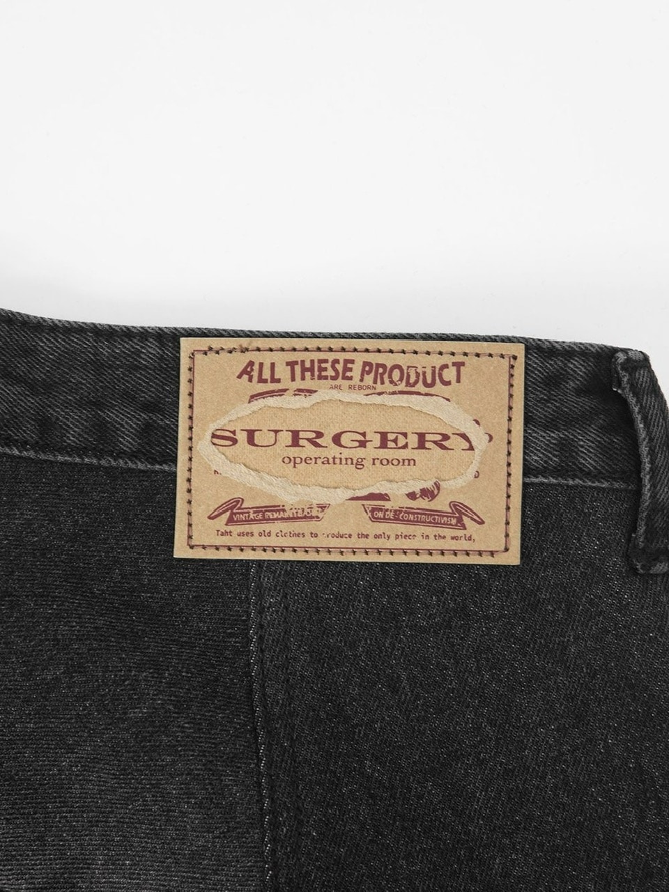 【SURGERY】surgery rebuild denim boot-cut pants / 【サージェリー】サージェリー リビルド デニム ブーツカット パンツ