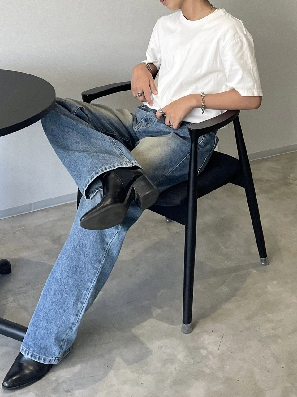 RENOL】vintage wash denim pants (2color) | OUR BRAND,RENOL