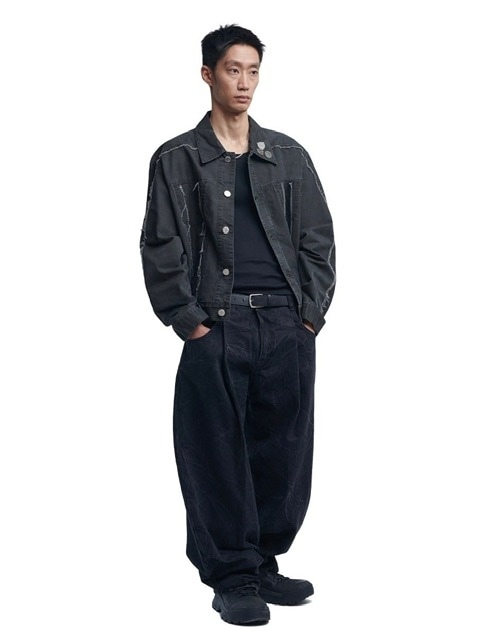 ★NOMANUAL★R.E TRUCKER JACKET NOMANUAL】R.E TRUCKER JACKET | OUR BRAND,NOMANUAL | PRESSING