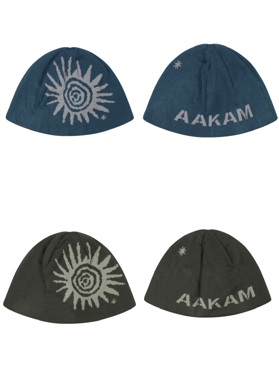 ◆24FW AAKAM Small Sun Jacquard Beanie/2色◆ 2/15再入荷【AAKAM】Sun Jacquard Beanie | OUR BRAND,AAKAM