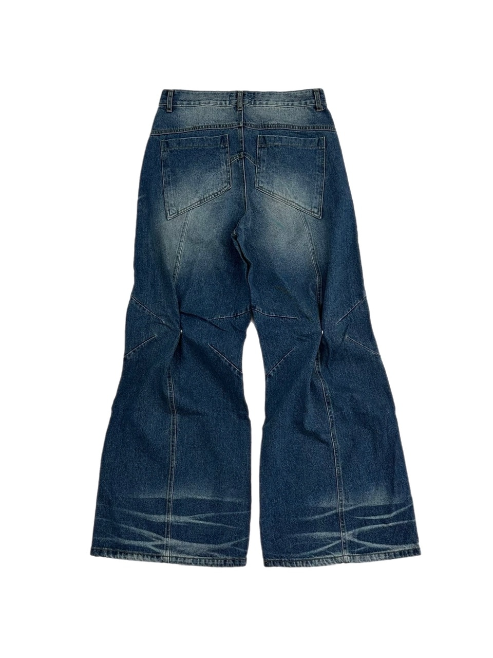 大阪店WEB限定受注制【Chikashitsu +】back snap wide flare