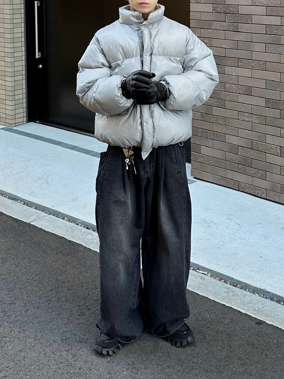 受注制【Chikashitsu +】unisex padding heat jacket (3color) | OUR