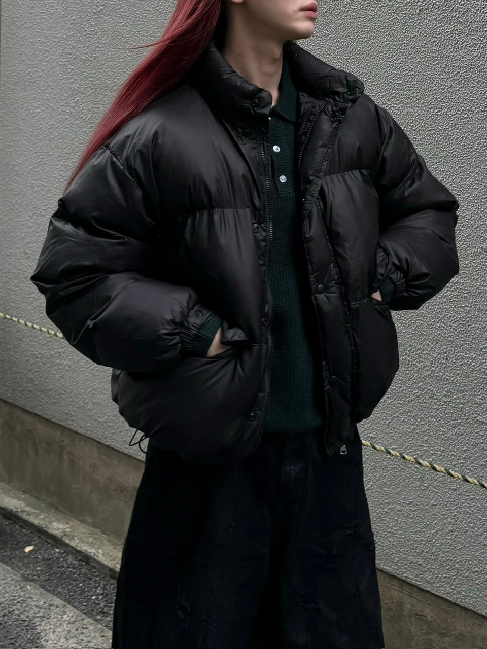 Never mind the XU / Chikashitsu+｜【Chikashitsu +】coating design zipup jacket  オーバーサイズ ジャケット | Rakuten Fashion(楽天ファッション／旧楽天ブランドアベニュー)MX0684