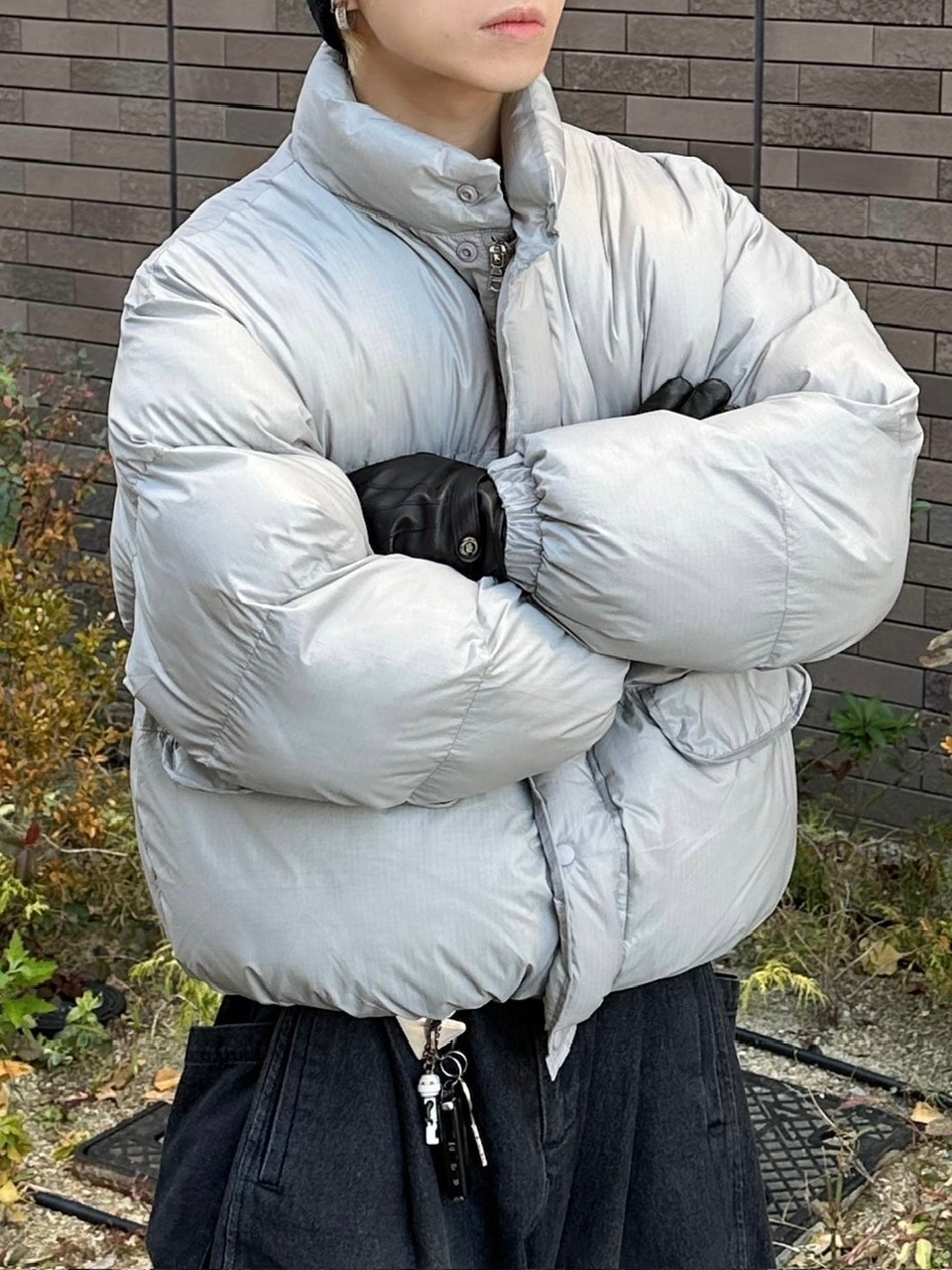 【Chikashitsu+】stand neck padding jacket 受注制【Chikashitsu +】unisex padding heat jacket (3color) | OUR