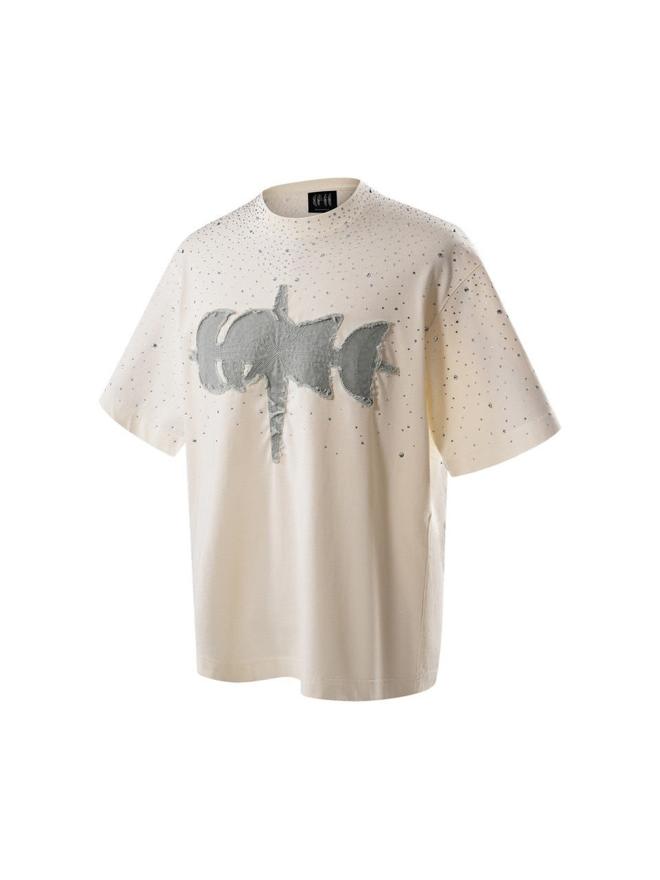 【The Boy Has No Patience】T-SHIRT The Boy Has No Patience】LUMINOUS DAWN RHINESTONE TEE / 【ザ