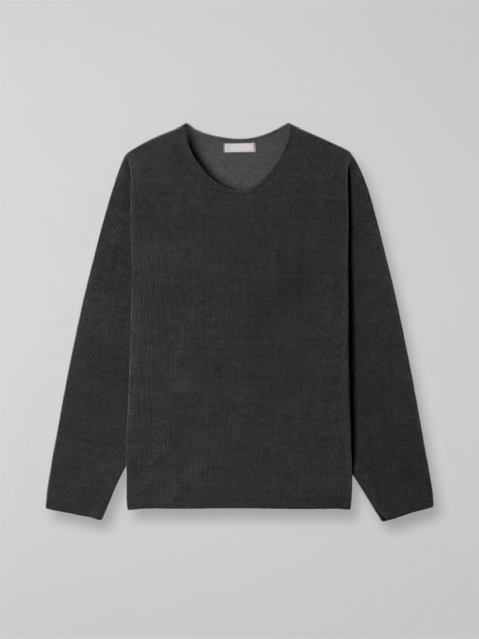 大阪店WEB限定受注制【Chikashitsu +】simple deck v neck knit