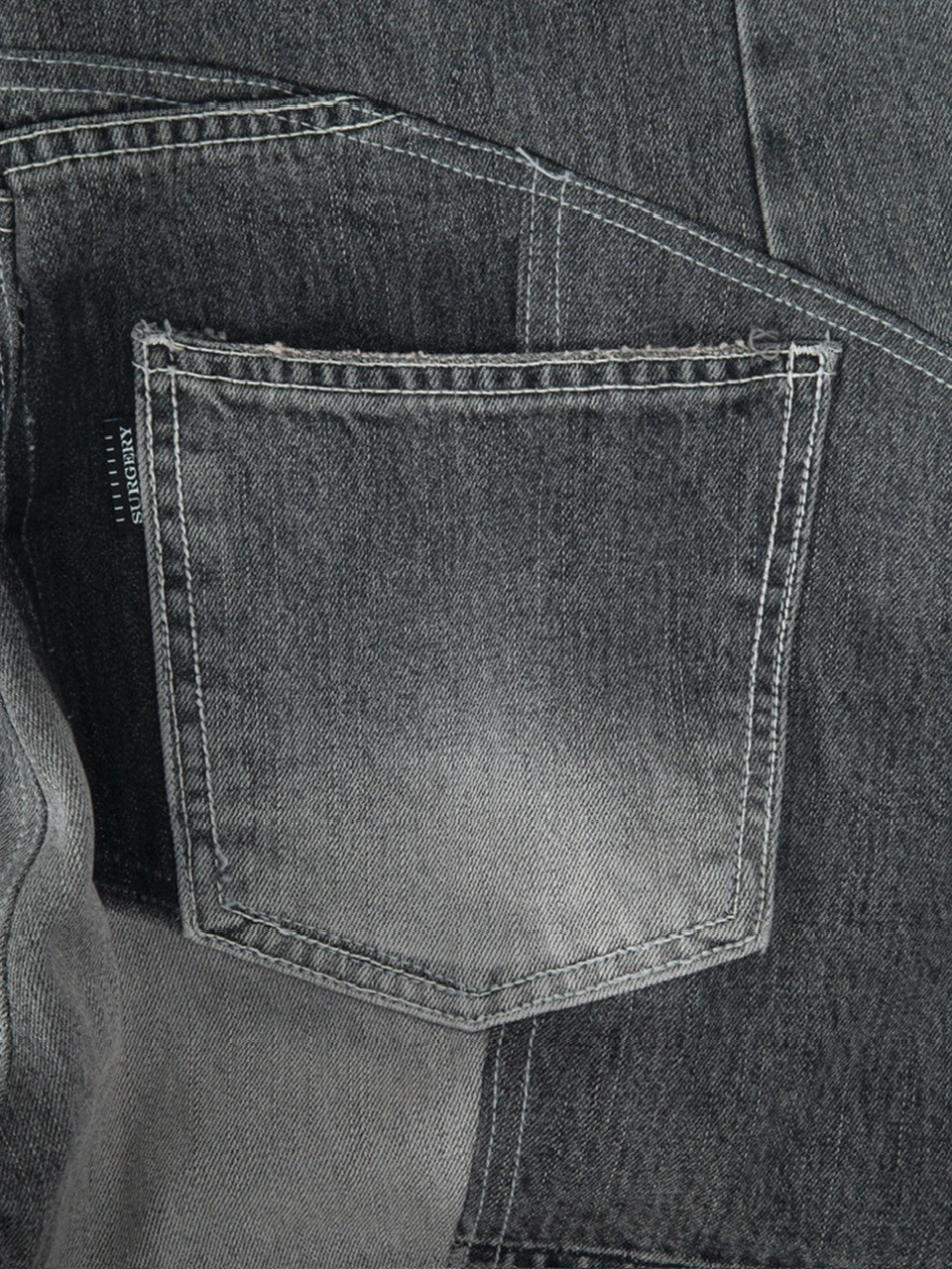 【SURGERY】surgery rebuild denim wide pants / 【サージェリー】サージェリー リビルド デニム ワイド パンツ