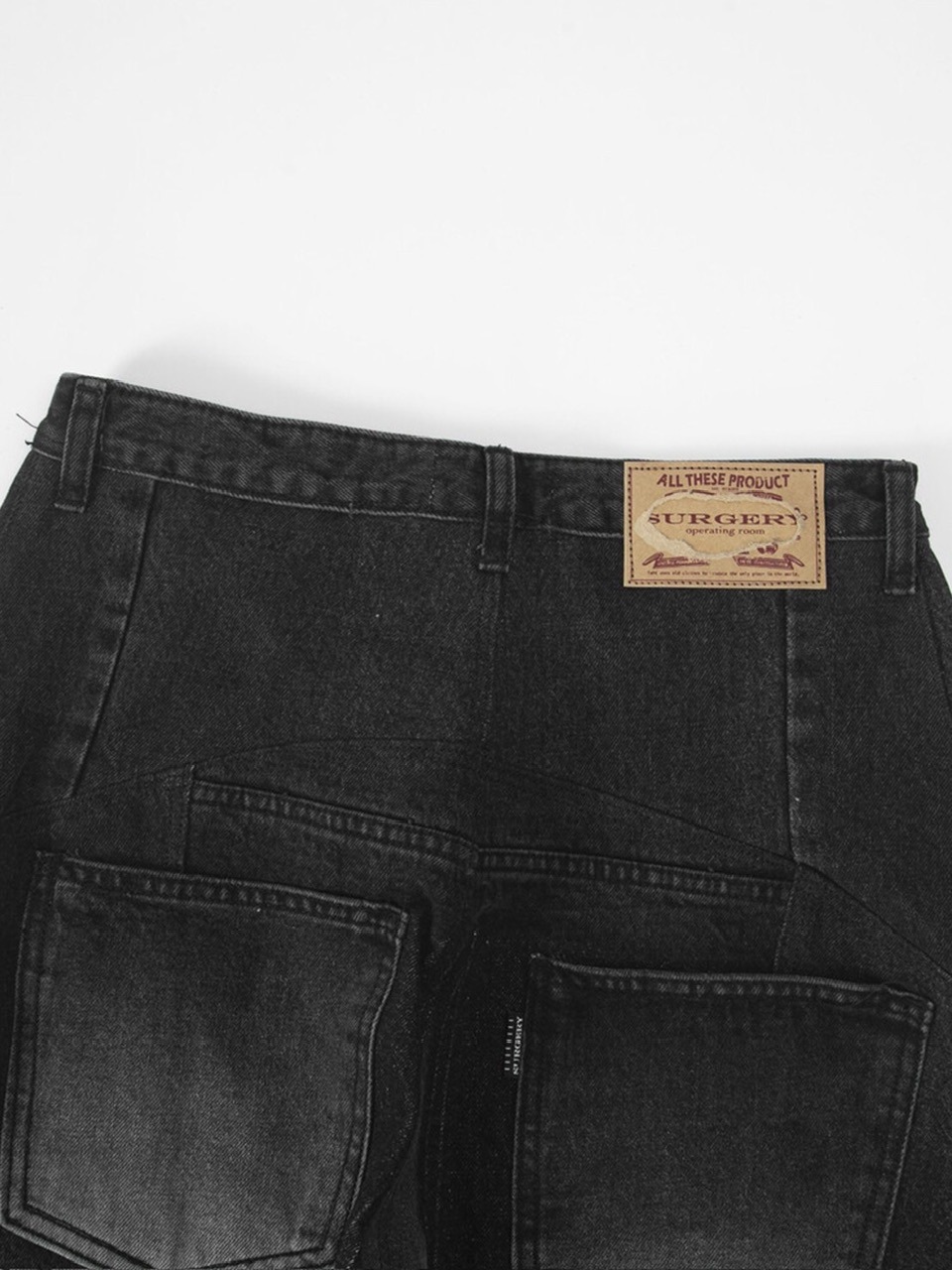 【SURGERY】surgery rebuild denim wide pants / 【サージェリー】サージェリー リビルド デニム ワイド パンツ