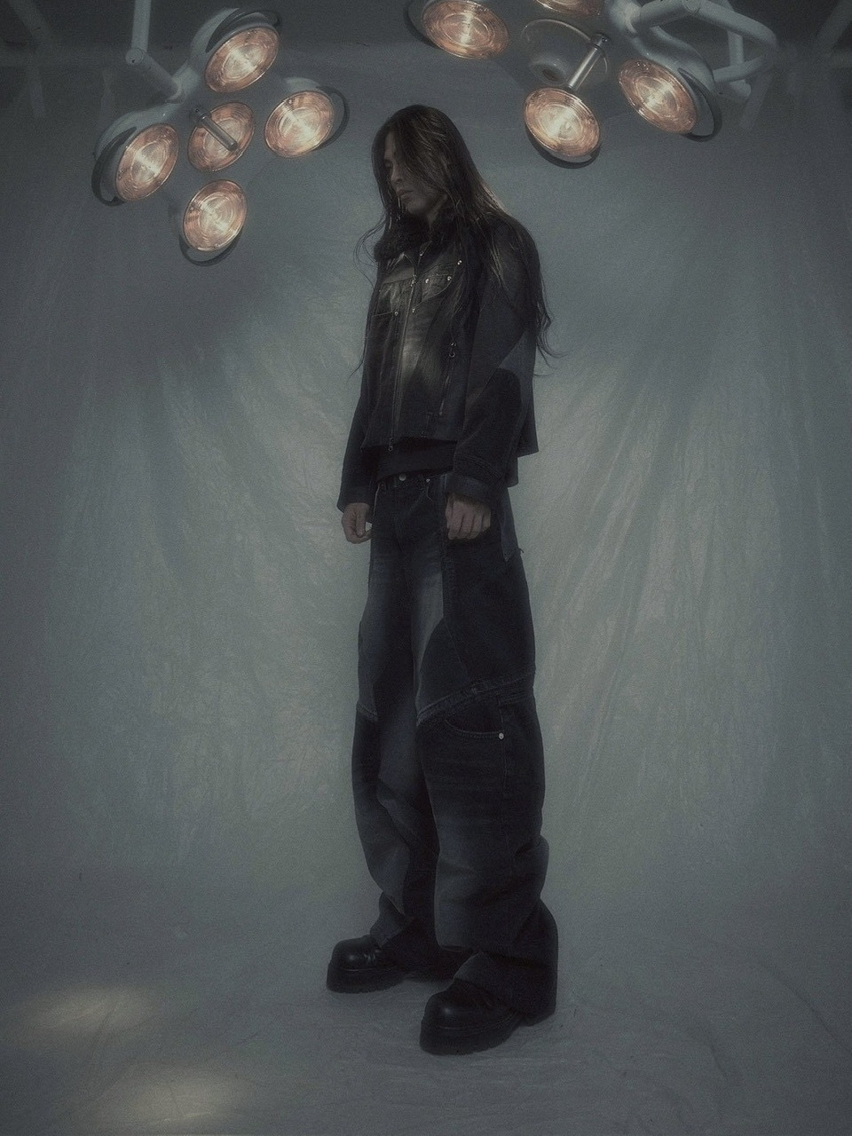 【SURGERY】surgery rebuild denim wide pants / 【サージェリー】サージェリー リビルド デニム ワイド パンツ