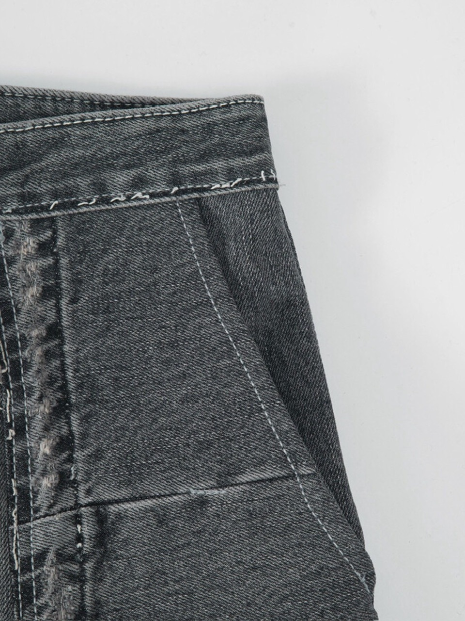 【SURGERY】surgery rebuild denim wide pants / 【サージェリー】サージェリー リビルド デニム ワイド パンツ