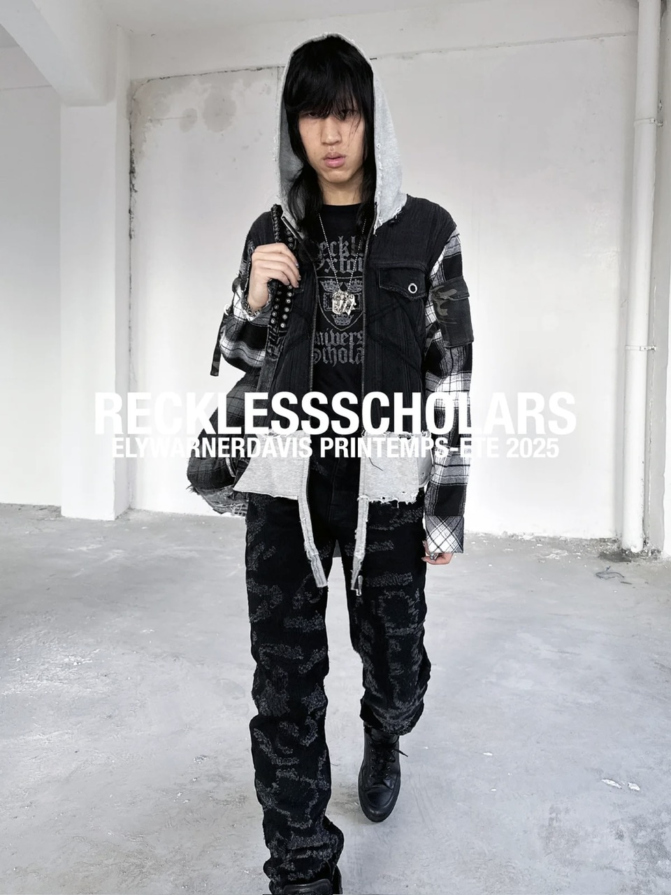 Reckless Scholars】RE:WORK DENIM FLANNEL TRYCKER / 【レックレス