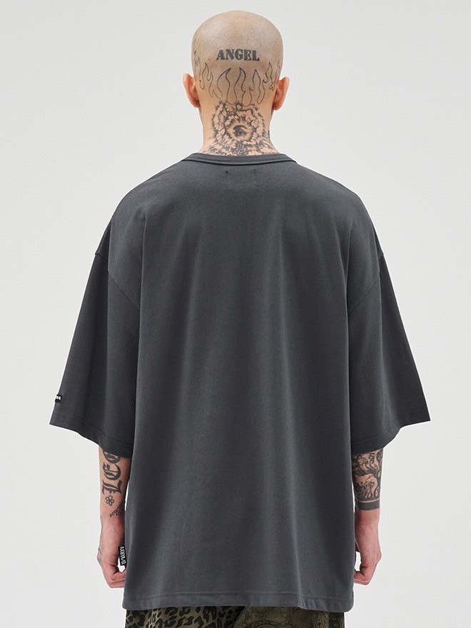 【AJO AJOBYAJO】24SS★ Shadow Boxing Applique T-Shirt AJO AJOBYAJO】24SS☆ Shadow Boxing Applique T-Shirt (AJO