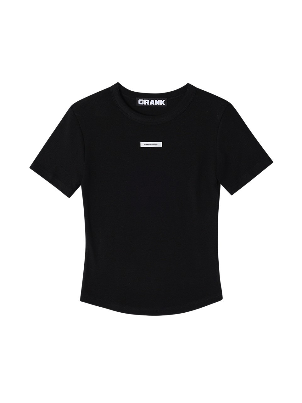 CRANK ブラック Tシャツ crew neck basic top セール】【CRANK】CREW NECK BASIC TOP（Tシャツ/カットソー