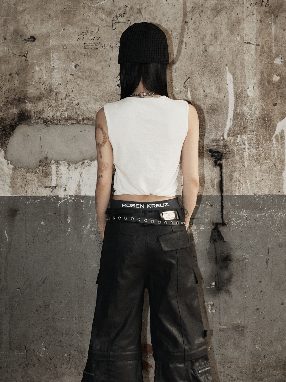 Rosen Kreuz】TIGHT FIT TANK TOP (3color) | OUR BRAND,Rosen