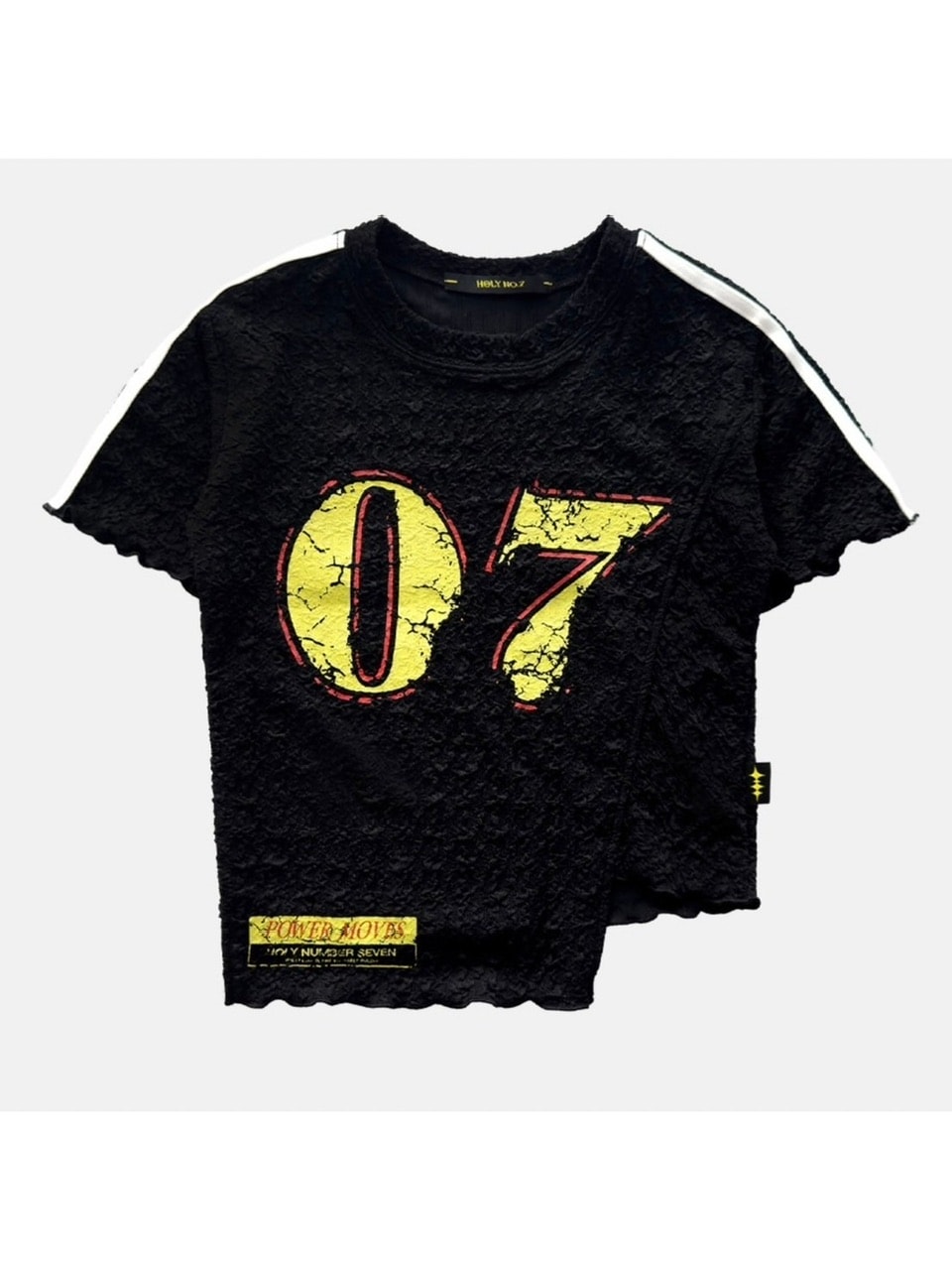 HOLY NUMBER 7】07 Wave Crop T-shirt / 【ホーリーナンバーセブン