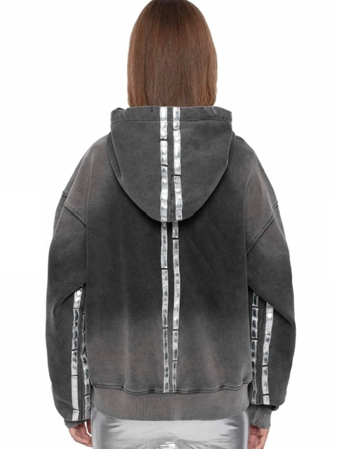 【RACER WORLDWIDE】Faded Metallic Track Hoodie