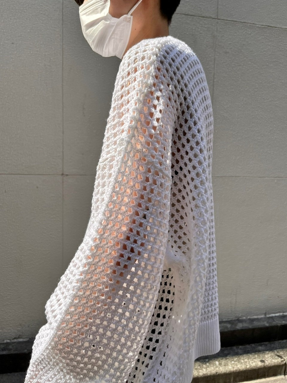 受注制【Chikashitsu +】lib mesh knit (3color) | OUR BRAND