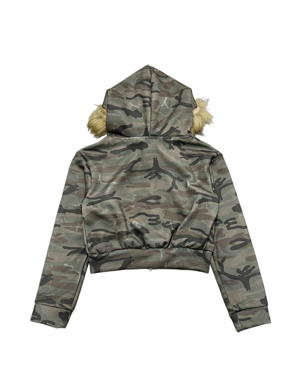 DC S-PCH カモフラージュ フーディ 受注制【Never mind the XU】camouflage fur hood zipup /【ネバー