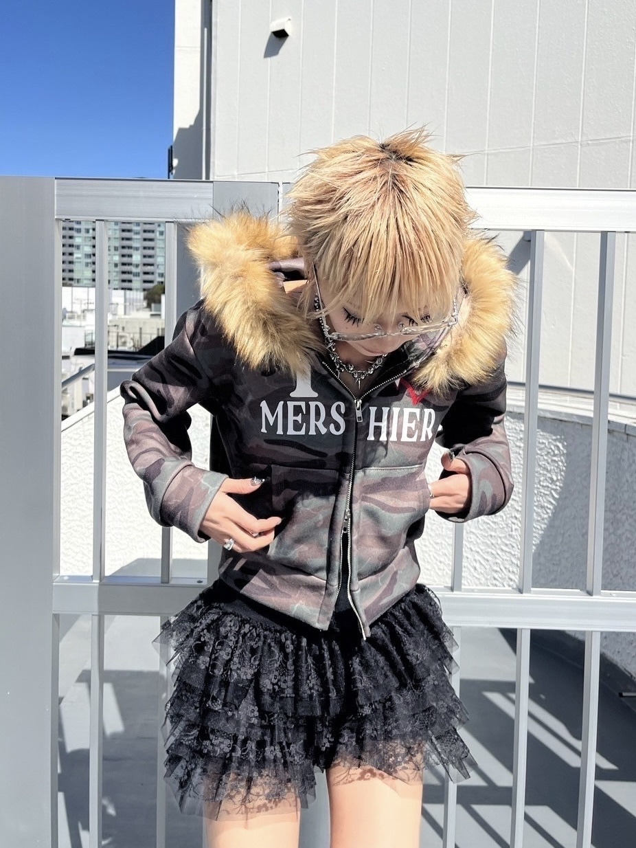 Never mind the XU【nmtc +】fur zip up パーカー 受注制【Never mind the XU】fur hoodie (2color) | OUR BRAND