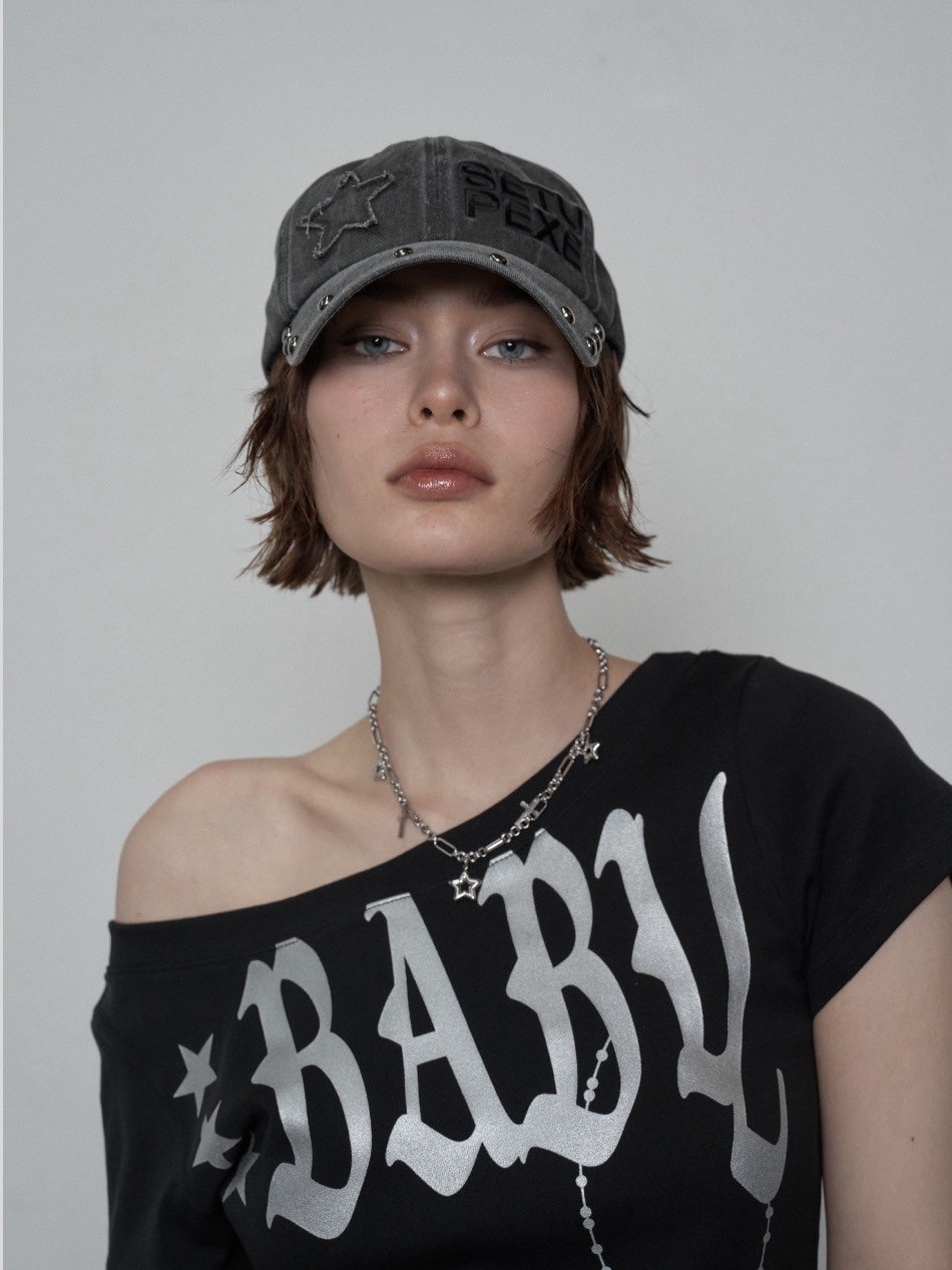 ★SETUP-EXE★STAR CROSS NECKLACE / SILVER★正規品/韓国送料込 SETUP‐EXE】STAR CROSS NECKLACE / 【セットアップエグゼ
