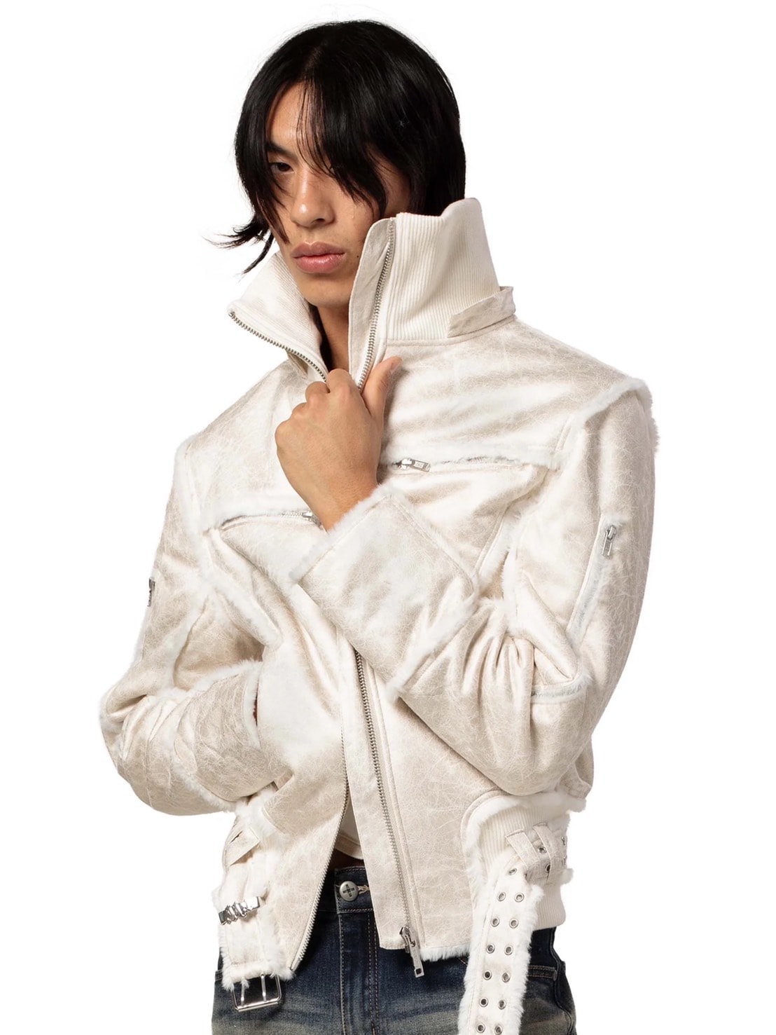 RACER WORLDWIDE】Sheep Skin Jacket / 【レーサーワールド