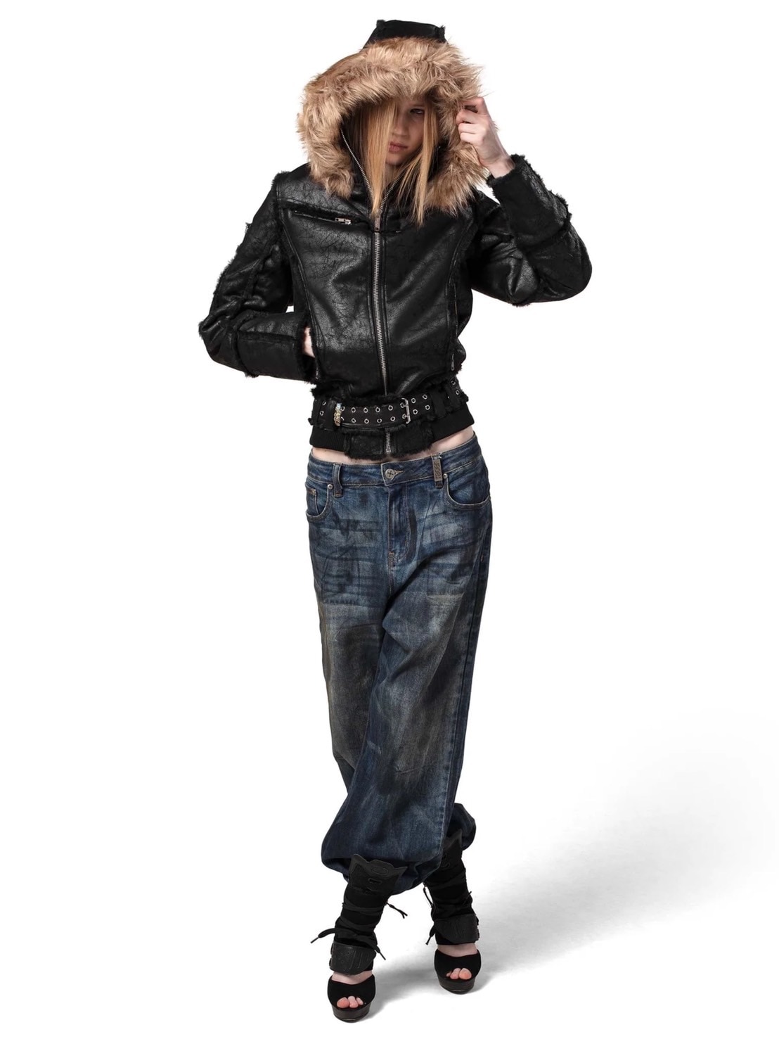 racerworldwideレザーファージャケット RACER WORLDWIDE】Sheep Skin Jacket / 【レーサーワールド